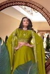 LNB1439PPK Weone Silk With Sequins Embroidery Work Lehenga With Blouse Dupatta Wholesale Online